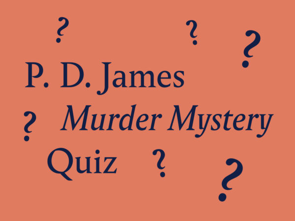 The Death Comes to Pemberley Mystery Quiz