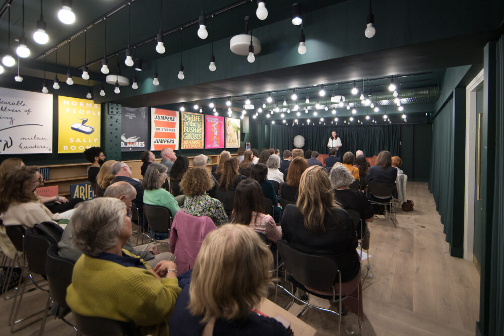 Audience at Faber Members event at the Bindery in London