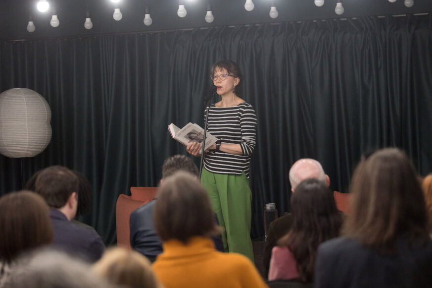 Tania Branigan reading at Faber Members event at The Bindery in London