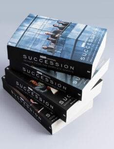 Pile of Succession script books