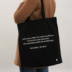 Sylvia Plath tote bag