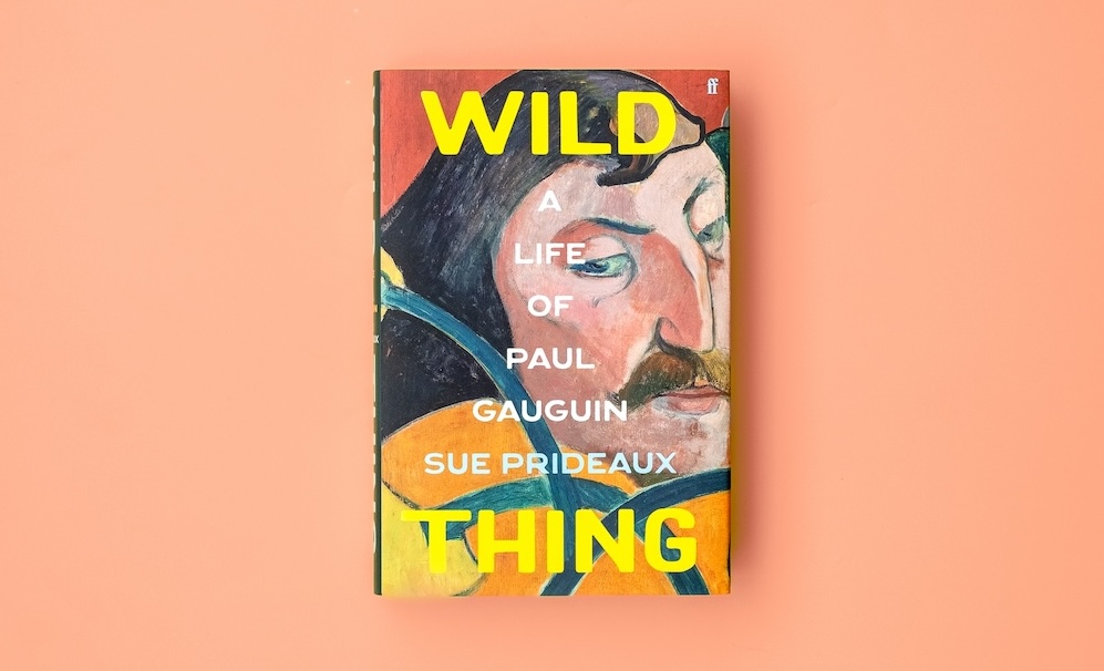 Wild Thing: A Life of Paul Gauguin by Sue Prideaux on a peach-coloured background